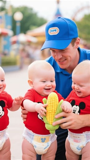 Triplets’ Amusement Park Prank: Kindness Wins in the End 🎢✨