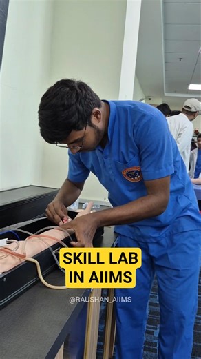 CLINICAL SKILL LAB IN AIIMS #neet #mbbs #aiims #motivation #viral