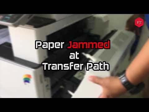 [RICOH] How to Remove Paper Jammed at Transfer Path