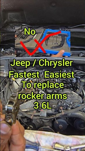 3.6L Chrysler rocker arms | easiest way to replace