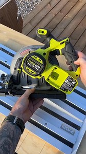 The New Ryobi Track Saw in action! RYOBI Tools USA #ToolUpgrade #DIYTools #tools #ToolHack #ryobi #PowerToolTips #HandyHack #construction #QuickFix #OscillatingTool #DIYAttachment | Fatimata Yetunde