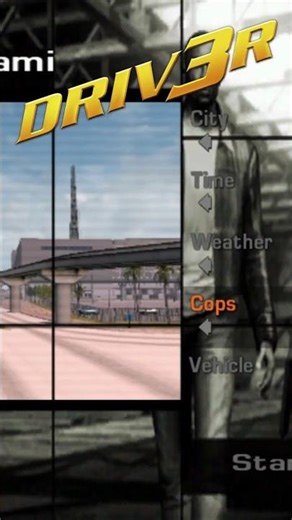 DRIV3R (2004) vs Driver Parallel Lines (2006) - Main Menu #comparison #part15 #retrogaming