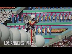 Rocket Man at the Los Angeles Olympics 1984