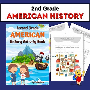 Second Grade American History PRINTABLE Activity Book, 2nd Grade, Reading, Writing, Social Studies Second Grade, After School, Homeschool - Etsy