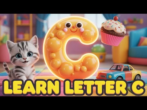 Letter C Words for Kids | Cat, Car, Cupcake & More! | Phonics & Writing | Little Learners 🐱🚗🧁