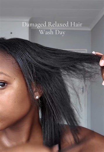 Relaxed Hair Wash Day Routine for Healthy Hair