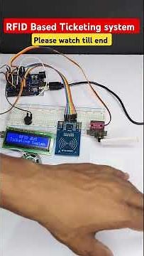 HOW to make RFID bus Ticketing System using Arduino #rfid #ticket #arduino