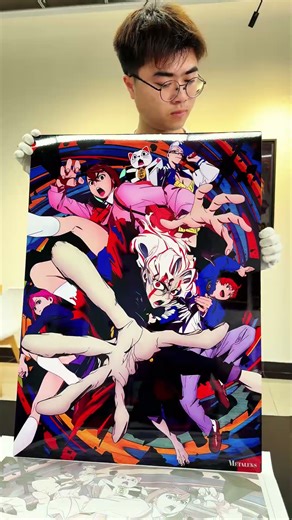 Epic Anime Metal Posters for Gamers & Collectors (USA Shipping)anime wall art,anime metal