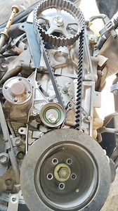 How to adjust the timing belt on a Suzuki G15A engine #reelsvideo #car #mechanic #automotive #engineering | Andri Irawan