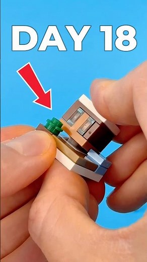 Day 18 – LEGO Minecraft Advent Calendar (Snowy Village House!)