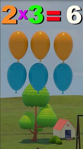 Basic Multiplication with 2 - Easy Math for Kids | Multiplication for Beginners | Math Shorts