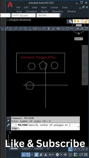 AutoCad Polygon