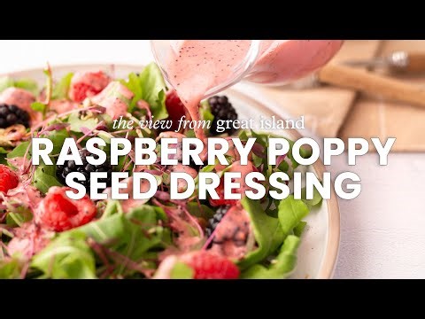 RASPBERRY POPPY SEED DRESSING