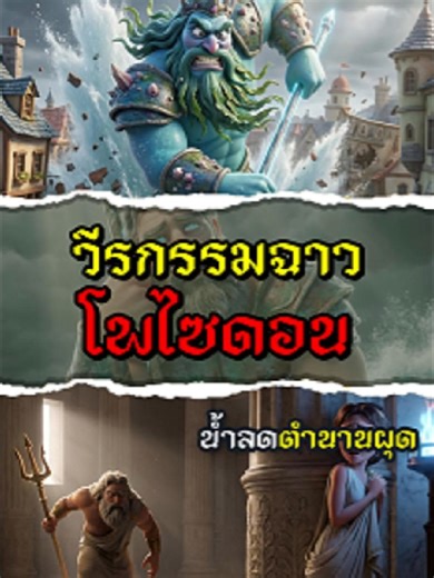 วีรกรรมฉาวโพไซดอน #เรื่องเล่า #ตํานาน #ความเชื่อ