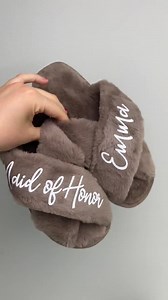 Personalized Cozy Fur Slippers, Bride to Be Customized Fluffy Slippers, Custom Cross Slippers, Custom Name Slippers for Women, Sage Slippers - Etsy