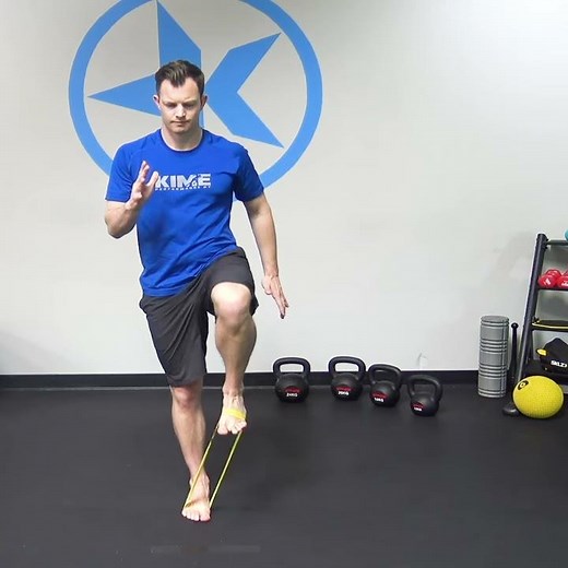 Bulletproof Fitness: Foot Banded Standing Knee Drive