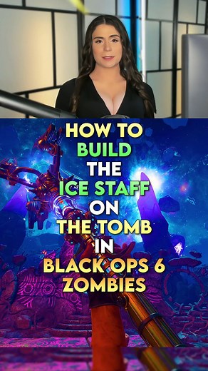 Here's How To Build the Ice Staff Wonder Weapon for the Easter Egg Guide on New Map The Tomb in Call of Duty Black ops 6 Zombies in the Season 2 Update @callofduty #BlackOps6 #CODZombies #CallofDuty #Zombies #Gamer #ZEFF | Zeff.gaming