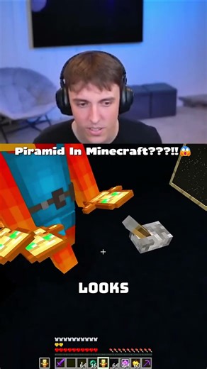 Wait... there's a PYRAMID in Minecraft? #minecraft #shorts