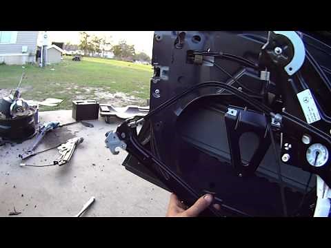 How to replace window regulator on Mercedes-Benz CL CLS AMG class