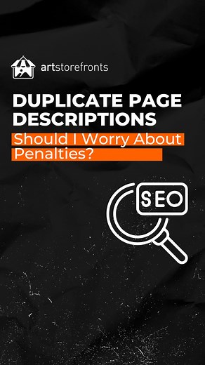 Can you duplicate content without getting penalized? #SEOBestPractices #DuplicateContent | Art Storefronts