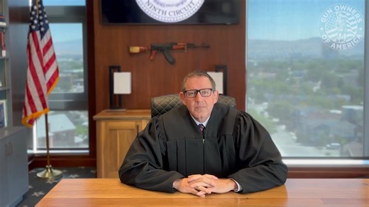 556K views · 15K reactions | BREAKING Judge VanDyke posts video dissenting from unconstitutional 9th Circuit decision while disassembling guns with an AK mounted in his chambers. | Gun Owners of America | Facebook