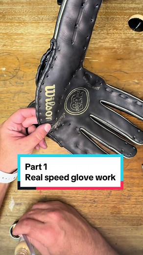 Cleaning and Conditioning Baseball Gloves at Real Speed