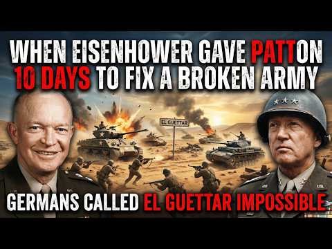 When Eisenhower Gave Patton 10 Days to Fix a Broken Army — Germans Called El Guettar Impossible