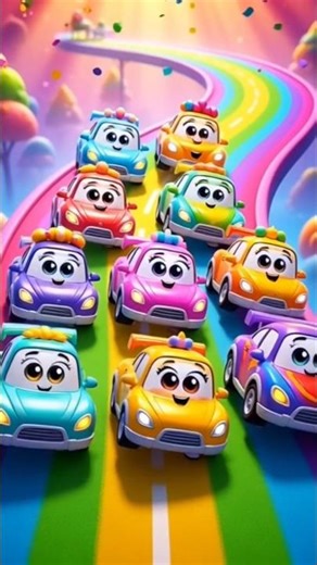 Cartoon Cars Song 🚗🎶 | 3D Animated Kids Song | Fun Car Dance Video for Children