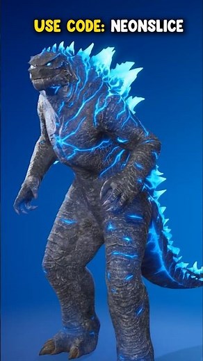 Fortnite Energized Godzilla Skin