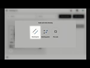 Scale Using Matching Line in Topcon Digital Layout
