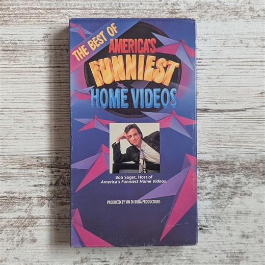 Rare America's Funniest Home Videos VHS Tape (1991, Bob Saget Compilation) - Etsy