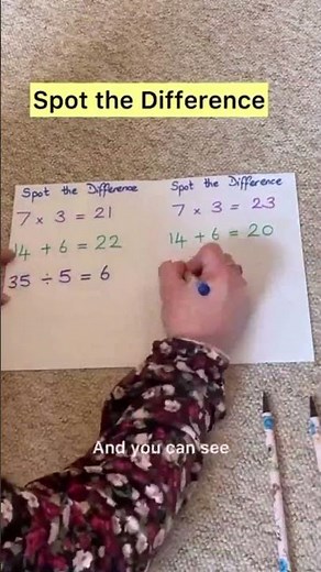 Spot the Difference! This is a great pen and paper game that can be used to practise many