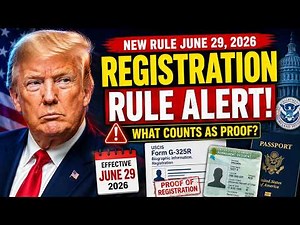 Alien Registration Rule Takes Effect June 29 — What Counts as Proof?