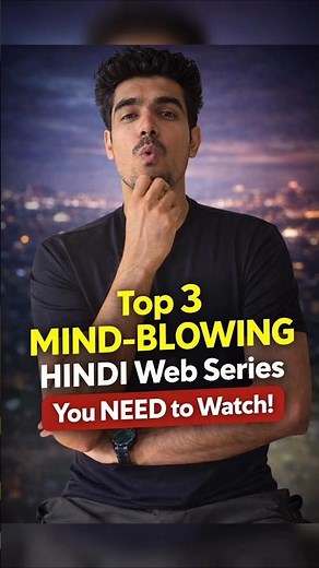 Top 3 Mind-Blowing Hindi Web Series You MUST Watch 🔥 #bollywood