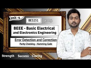 Error detection and Correction in Tamil | Parity Checking Method in Tamil | Hamming Code in Tamil