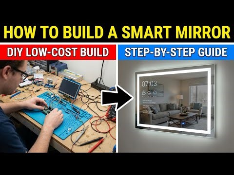 How to Build a Low-Cost Smart Mirror That Shows Info - Step by Step