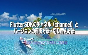 FlutterSDKのチャネル・バージョンの確認方法・切り替え方法・アップグレード・ダウングレード方法 – みんプロ式 – 40代からの初心者向けスマホアプリ開発講座（Flutter）