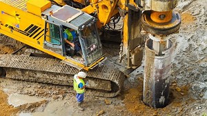 15K views · 127 reactions | Digging Water Well using Excavator Attachment ! Cr: Cute Dog #machine #excavator | Cute Dog | Facebook