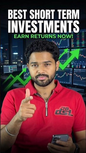 Keeping money in a savings account? You’re losing it slowly. 🚨 Best short term investments to know