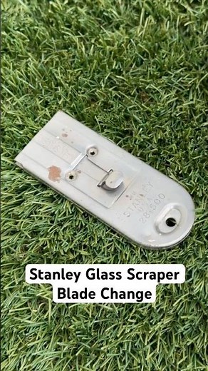 Stanley Glass Scraper Blade Change | Oddly Satisfying ASMR Sounds | DIY Razor Change