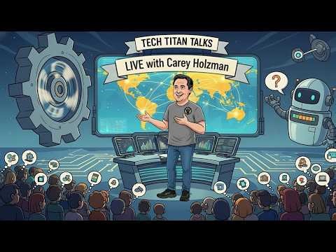 Tech Titan Talks - LIVE with Carey Holzman