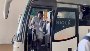 ARRIVAL… The Brave Warriors arrive at the Bingu National Stadium in Lilongwe, Malawi, where they will face off against Malawi in a crucial 2026 FIFA World Cup qualifier today at 18:00. Video: NFA | Eagle FM Namibia