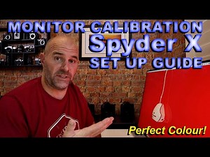 Monitor calibration with the datacolor SpyderX PRO. How to calibrate your monitor