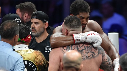 Boxe: Ce que Joshua a dit à Ruiz juste après leur combat