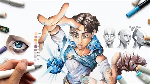 Reimagining artwork in the style of Arcane