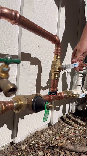 copper repair with some sweat and press that way nobody is happy #plumber #plumbing