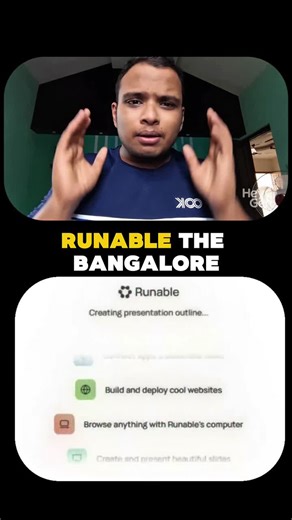Runable v2 is here  and it’s a total game changer!From slides to websites, reports, podcasts, images, and even videos — this AI does everything in one place. The coolest part? It’s now… | Er Gokul R