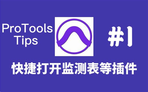 【ProTools教程】#1 快捷插件布局 | 窗口配置 | 提高混音效率