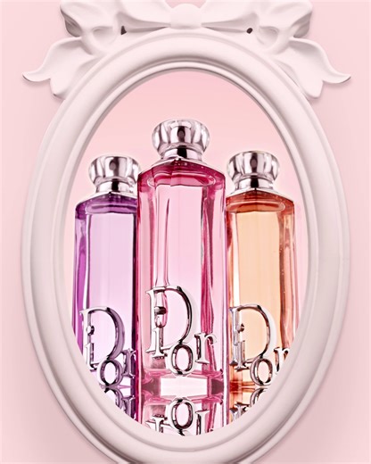 DIOR ADDICT - NƯỚC HOA MỚI Bộ sưu tập nước hoa nịnh mũi lấy cảm hứng từ các loại hoa và quả ngọt từ của Dior. Với 3 mùi hương Rosy Glow, Peach Glow, Purple Glow bạn sẽ thích thú khi khám phá #dioraddict | Dior