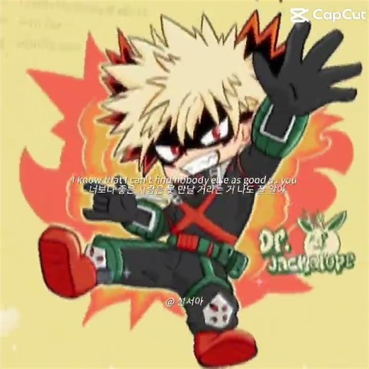Stay with Bakugo as chibi
